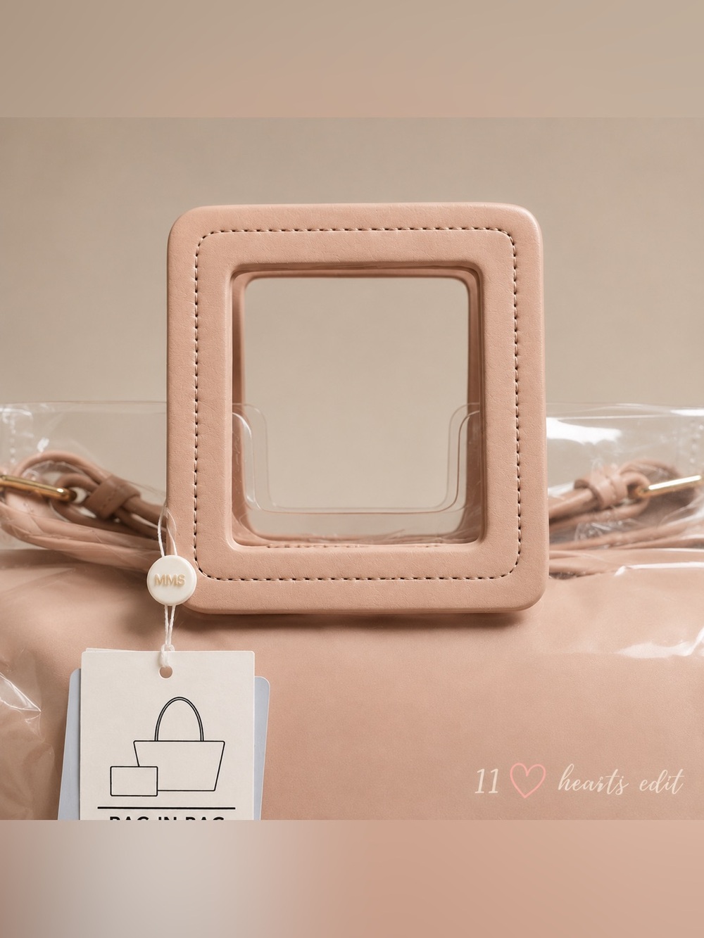 MMS Design Studio Renee Clear Stadium Tote NWT Concert Game Day Bag - Picture 8 of 9